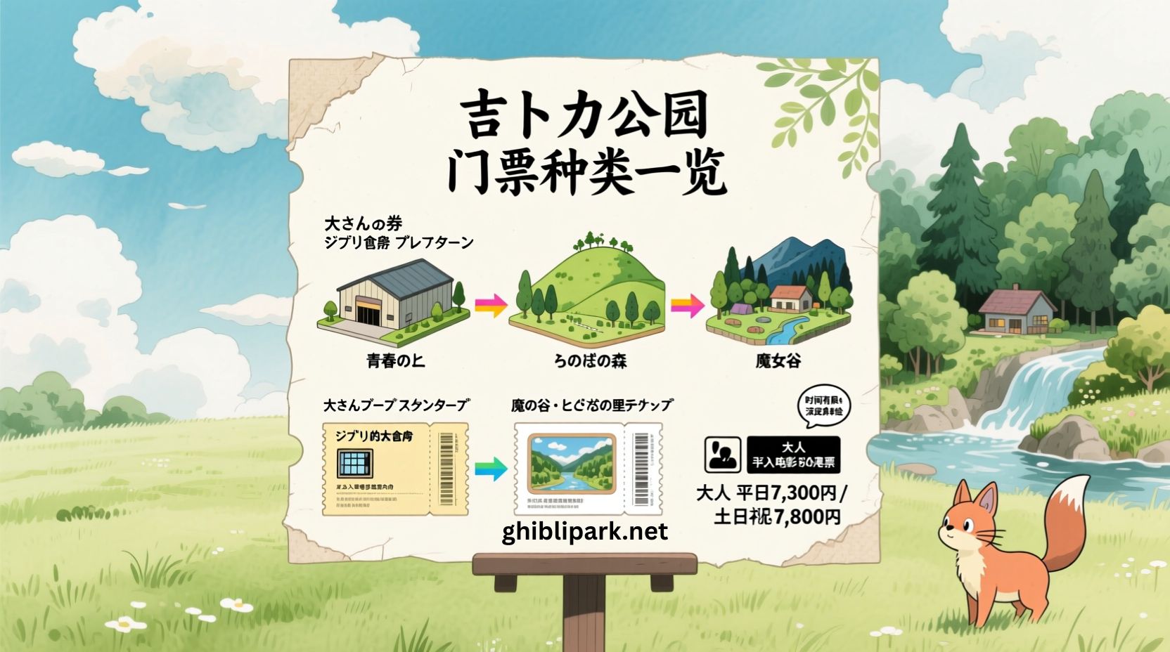 ジブリパーク チケット